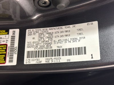 2026 Toyota Tundra SR5
