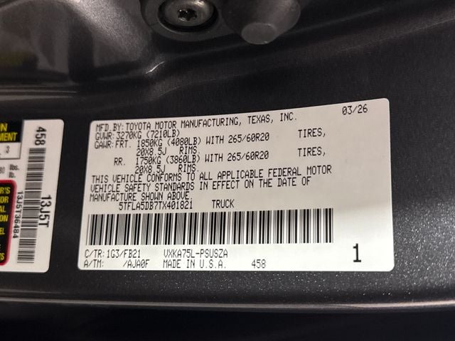 2026 Toyota Tundra SR5