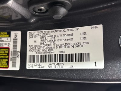 2026 Toyota Tundra SR5