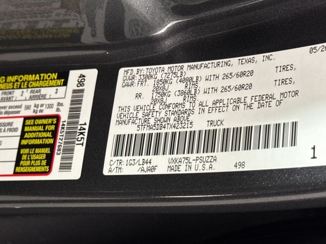 2026 Toyota Tundra 1794 Edition