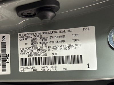 2026 Toyota Tundra i-FORCE MAX 1794 Edition i-FORCE MAX