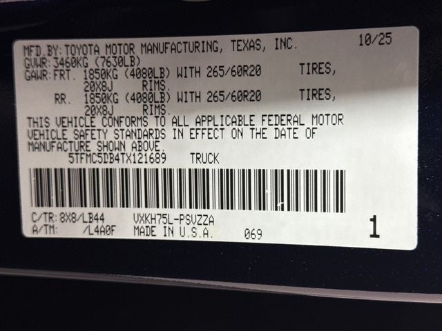 2026 Toyota Tundra i-FORCE MAX 1794 Edition i-FORCE MAX