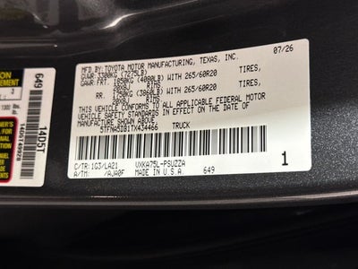 2026 Toyota Tundra Platinum