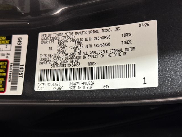 2026 Toyota Tundra Platinum