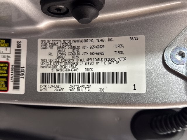 2026 Toyota Tundra Platinum