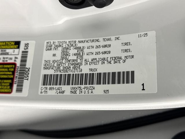 2026 Toyota Tundra i-FORCE MAX Platinum i-FORCE MAX