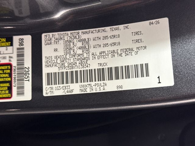 2026 Toyota Tundra i-FORCE MAX TRD Pro