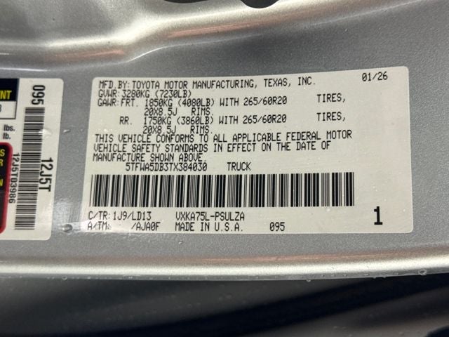 2026 Toyota Tundra Limited