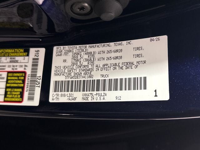 2026 Toyota Tundra Limited