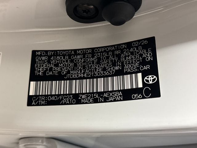 2026 Toyota Corolla Hybrid Hybrid SE