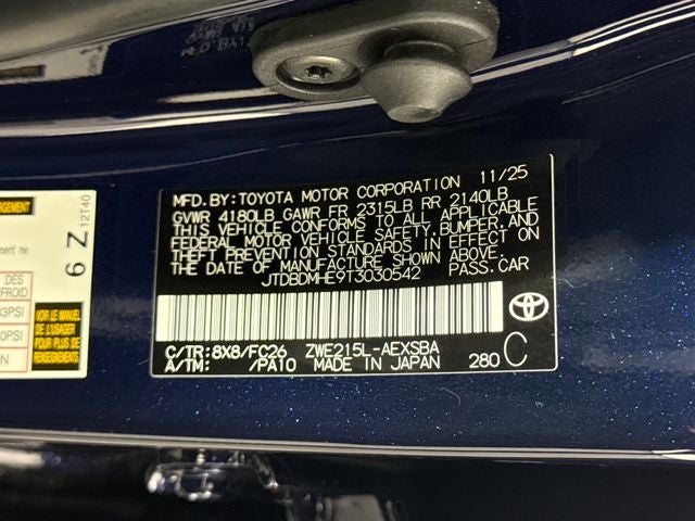 2026 Toyota Corolla Hybrid Hybrid SE