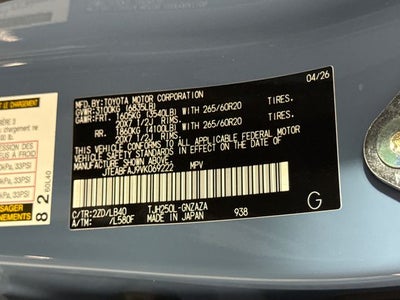 2027 Toyota Land Cruiser Land Cruiser