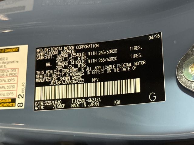 2027 Toyota Land Cruiser Land Cruiser