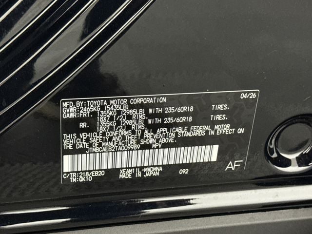 2026 Toyota bZ XLE