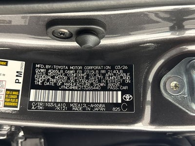 2026 Toyota Corolla Hatchback XSE
